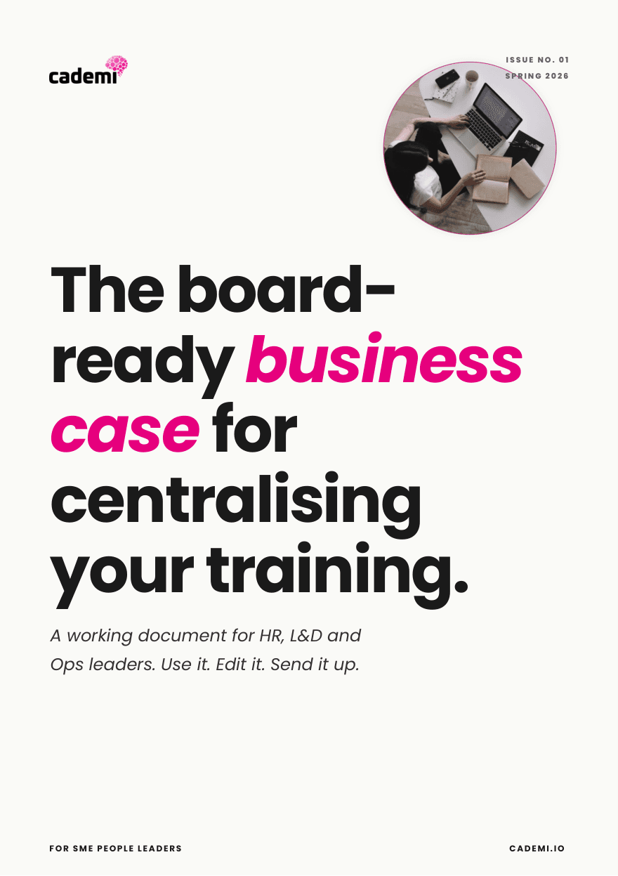Cover of The Business Case for Cademi