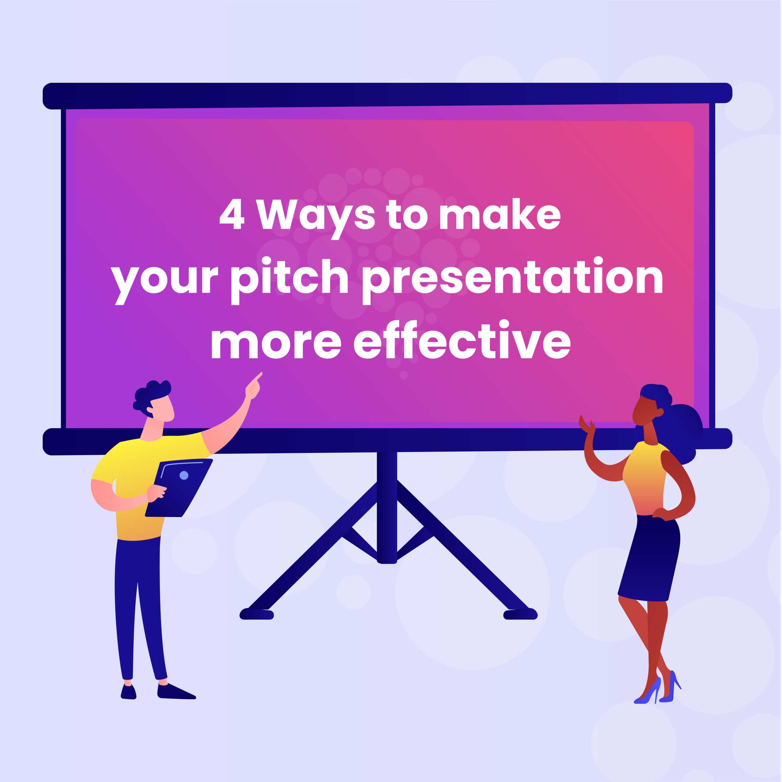 making a pitch presentation